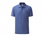 Fruit Of The Loom Value Weight Polo Shirts - Heather Royal Blue