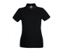 Fruit Of The Loom Women's Fit Polos - Black