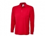 Uneek Longsleeve Polo Shirts - Red