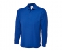 Uneek Longsleeve Polo Shirts - Royal Blue