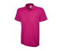 Uneek Ultra Cotton Mens Polo Shirts - Hot Pink