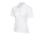 Uneek Ultra Cotton Ladies Polo Shirts - White