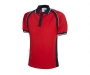 Uneek Treker Performance Polo Shirts - Red