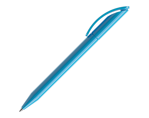 Prodir DS3 Pens - Polished - Cyan