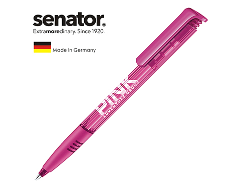 Senator Super Hit Soft Grip Pen - Clear