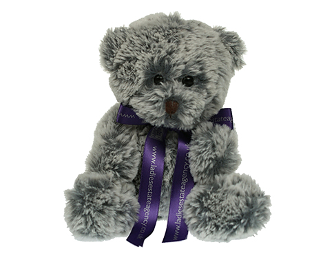 15cm Mulberry Bear With Bow