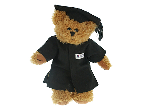 20cm Sparkie Bear With Graduation Cap & Gown