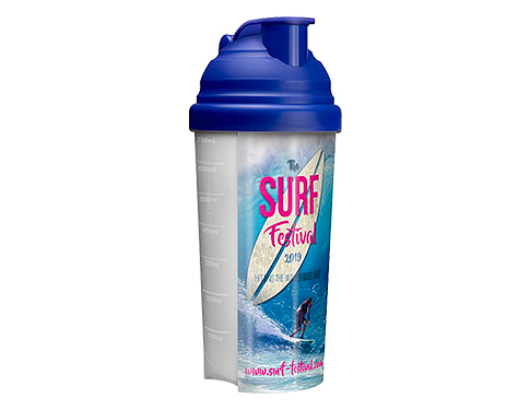 Shakermate 700ml Protein Shaker Bottle - Full Colour