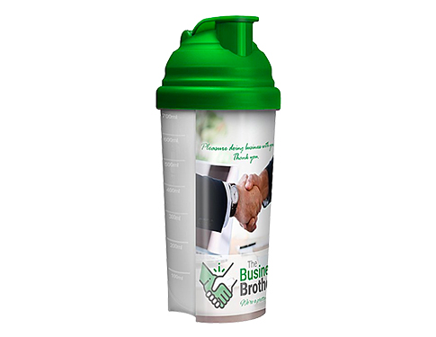 Shakermate 700ml Protein Shaker Bottles - Green