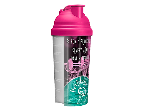 Shakermate 700ml Protein Shaker Bottles - Pink