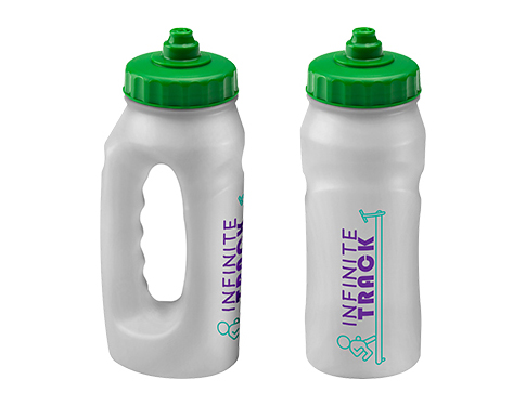 Marathon 500ml Jogger Sports Bottles Clear - Green