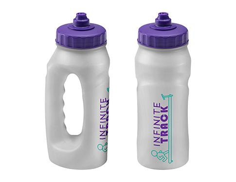 Marathon 500ml Jogger Sports Bottles Clear - Purple