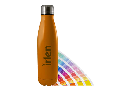 Atlantic 500ml Pantone Matched Etched Insulated Sports Bottle
