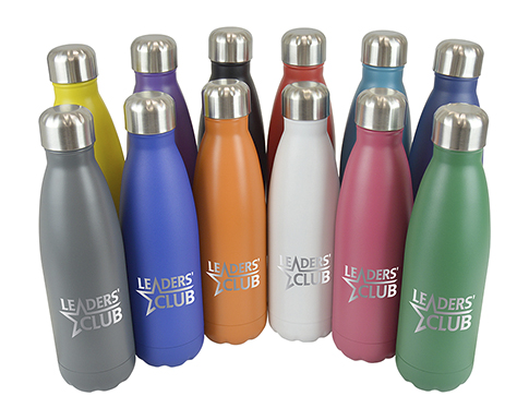 Mirage Colour Pop Matt 500ml Stainless Steel Water Bottles - Group