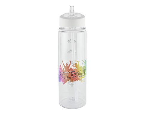 Hydration 725ml Water Bottles - White