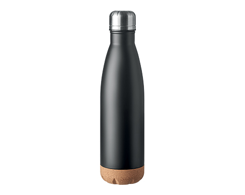 Mentz 500ml Stainless Steel Vacuum Insulated Drinks Bottles - Black