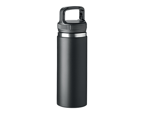 Auburn 500ml Stainless Steel Vacuum Insulated Bottles - Black