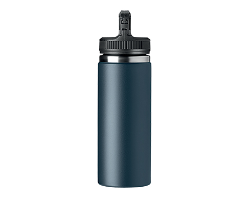 Auburn 500ml Stainless Steel Vacuum Insulated Bottles - Navy Blue