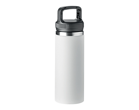Auburn 500ml Stainless Steel Vacuum Insulated Bottles - White