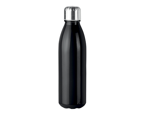 Metropolis Glass Water Bottles - Black