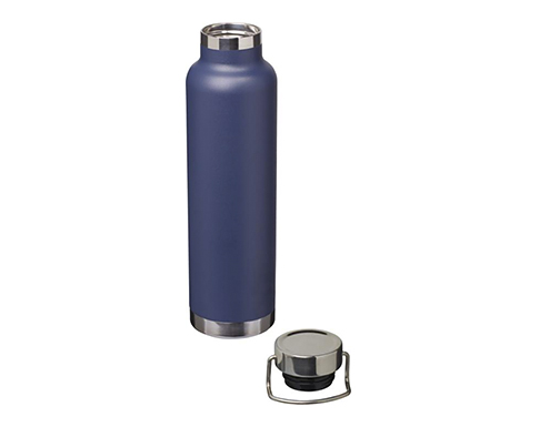 Houston 650ml Copper Vacuum Insulated Sports Bottles - Navy Blue