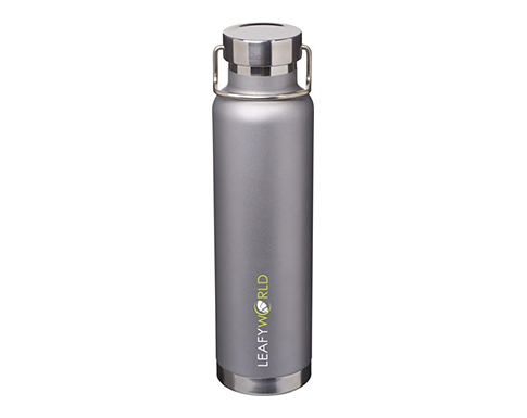 Houston 650ml Copper Vacuum Insulated Sports Bottles - Grey