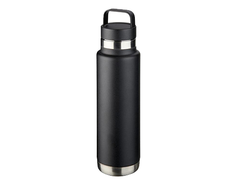 Portmeirion 600ml Copper Vacuum Insulated Sport Bottles - Black