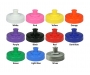 Biodegradable Contour Grip 500ml Sports Bottles - Push Pull Cap - Cap Colour Options