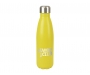 Mirage Colour Pop Matt 500ml Stainless Steel Water Bottles - Yellow