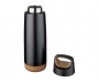 Wealdon 600ml Copper Vacuum Insulated Sport Bottles - Black