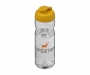 H20 Tritan Impact 650ml Flip Top Water Bottles - Yellow