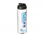 H20 Mist 850ml Flip Top Sports Bottles - Clear / Black