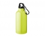 Michigan 400ml Carabiner Aluminium Water Bottles - Neon Yellow