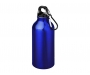 Michigan 400ml Carabiner Aluminium Water Bottles - Royal Blue