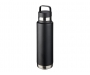 Portmeirion 600ml Copper Vacuum Insulated Sport Bottles - Black