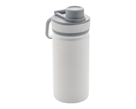 Lomond 550ml Stainless Steel Bottles With Sports Lid - White