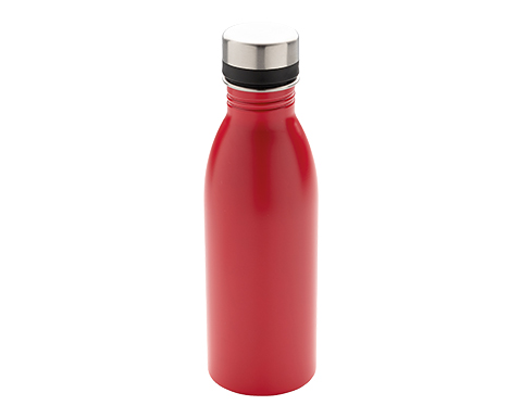 Metro 500ml Stainless Steel Water Bottles - Red