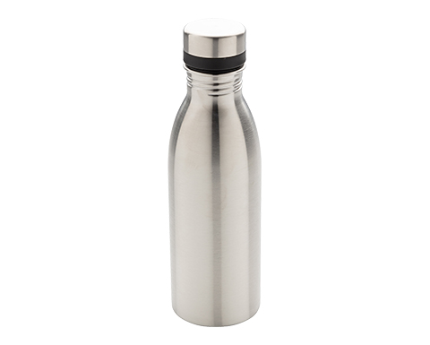 Metro 500ml Stainless Steel Water Bottles - Silver
