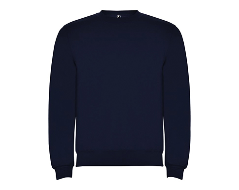Roly Classica Crew Neck Sweatshirts - Navy Blue