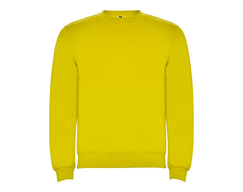 Roly Classica Crew Neck Sweatshirts - Yellow
