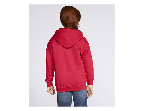 Promotional Gildan Heavy Blend Youth Zipped Hoodies Printed with your Logo  at GoPromotional