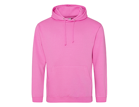 AWDis College Hoodies - Candyfloss Pink