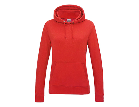 AWDis Womens College Hoodies - Fire Red