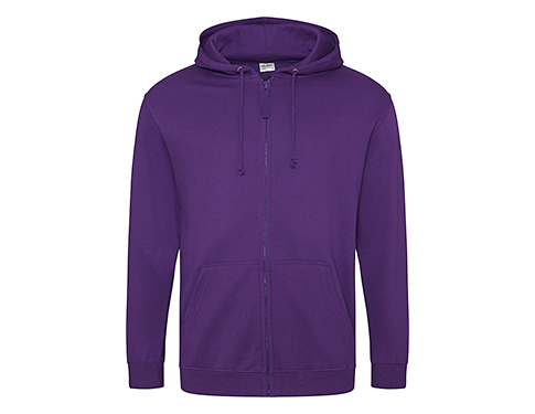 AWDis Fashion Zipped Hoodies - Purple
