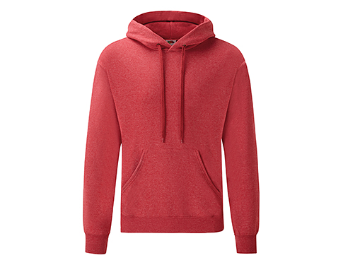 Fruit Of The Loom Classic Hooded Sweatshirts - Heather Red