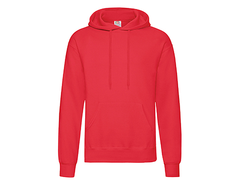 Fruit Of The Loom Classic Hooded Sweatshirts - Red