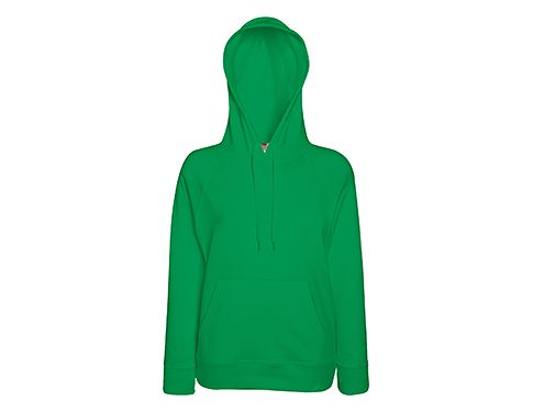 Fruit Of The Loom Lady-Fit Lightweight Hoodies -  Kelly Green