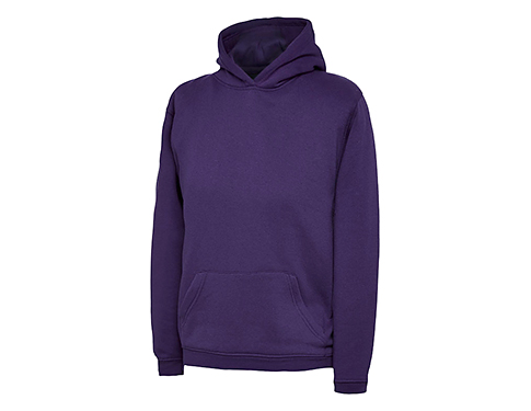 Uneek Primary Children's Hooded Sweatshirts - Purple