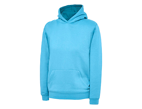 Uneek Primary Children's Hooded Sweatshirts - Sky Blue