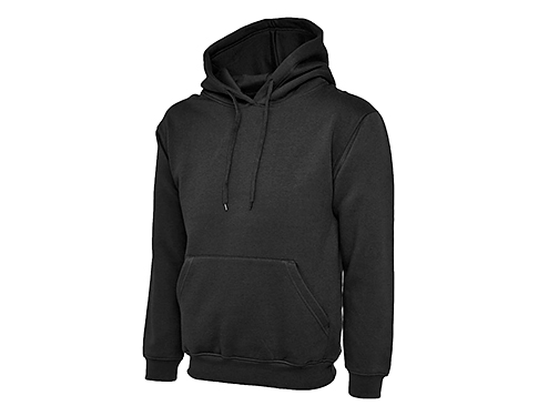 Uneek Ladies Deluxe Hooded Sweatshirts - Black
